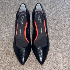 Rockport Black Pointed Heels/Pumps